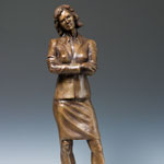 "Competitive Edge" bronze sculpture by Gregory Reade